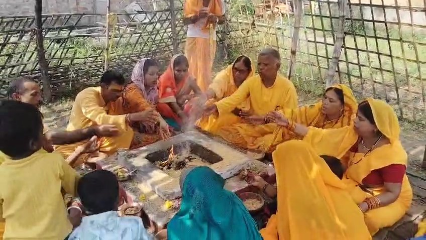 *गायत्री शक्तिपीठ मझिआंव में भाद्रपद पूर्णिमा पर हवन…